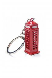 Metal Anahtarlık London Telefon Kulübesi Temalı thumbnail 3