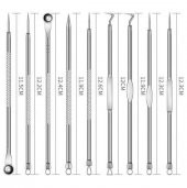Zhltools 11 Parça Siyah Nokta Temizleyici Cilt Bakım Komedon Seti Kutulu - 6