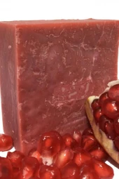 Nar Sabunu Hatay El Yapımı 100 Organik Doğal Sabun 1 Kalıp 130 Gram - 2
