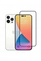 Iphone 14 Pro Uyumlu 9d Tam Kaplayan Parmak Izi Bırakmayan Ekran Koruyucu Film - 1