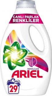 Ariel Canlı Parlak Renkliler Sıvı Çamaşır Deterjanı 29 Yıkama - 1