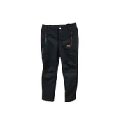 Siyah Softshell Pantalon İçi Polarlı Gizli Fermuarlı - 1