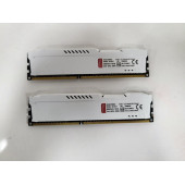 Kingston HyperX FURY 8GB Kit (2x4GB) 1600MHz DDR3 CL10 DIMM - White (HX316C10FWK2/8) - 1