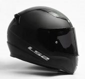 LS2 FF353 Rapıd Mat Siyah Kask ( Siyah+Beyaz Cam ) - 1