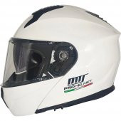 MTS M-966 BEYAZ ÇENE AÇILIR KASK - 1