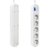 Vea VE-VEGA105 Grup Priz Uzatma 5 Li Priz 1.5 Metre 3500 Watt 16 Amper Isıya Dayanıklı Akım Korumalı Priz - 6