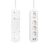 Vea VE-NOVA103U A Class 3'lü Anahtarlı 1.5 Metre Grup Priz Uzatma Kablosu 2 Usb Akım Korumalı Priz 4000 Watt 16 Amper - 2