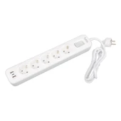 Vea VE-NOVA105U A Class 5 li Anahtarlı 1.5 Metre Grup Priz 2 Usb Li 4000 Watt 16 Amper Uzatma Kablosu - 3