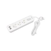 Vea VE-NOVA103U A Class 3'lü Anahtarlı 1.5 Metre Grup Priz Uzatma Kablosu 2 Usb Akım Korumalı Priz 4000 Watt 16 Amper - 3