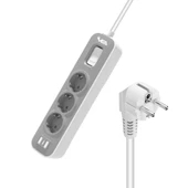 Vea VE-NOVA103 A Class 3 lü Anahtarlı 1.5 Metre Grup Priz Akım Korumalı Priz 2 Usb 4000 Watt 16 Amper Isıya Dayanıklı - 1