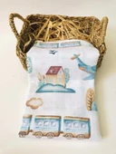 2 Adet  Çok Amaçlı Müslin Bezi Örtü Battaniye thumbnail 2