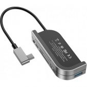 Baseus 6in1 Hub 4K HDMİ USB 3.0 USB 6in1 USB TYPE C Adeptör 3.5MM USB-C SD-TF Kart Usb 3.0 Micro Sd - 1