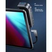 Baseus 6in1 Hub 4K HDMİ USB 3.0 USB 6in1 USB TYPE C Adeptör 3.5MM USB-C SD-TF Kart Usb 3.0 Micro Sd - 5
