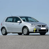 VW Golf MK5 2004-2008 Ön Tampon Sağ Köşe Bandı Plastik Çıta 1K0807656A - 1