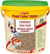 Sera Pond Color Sticks Nature 50 GR (Açık) Poşette Skt :09/2027 Japon Koi balığı yemi - 1