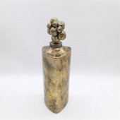 Crearthome Antik Gold Dekoratif Üçgen Şişe 37x12 cm  C206.13864 - 2