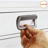 Bergen Desenli Mobilya Mutfak Dolabı Çekmece Dolap Kulpu Kulbu Metal Kulpları Füme (96 MM-9.6 CM) thumbnail 5