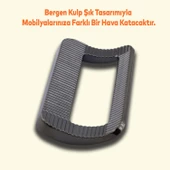 Bergen Desenli Mobilya Mutfak Dolabı Çekmece Dolap Kulpu Kulbu Metal Kulpları Füme (96 MM-9.6 CM) thumbnail 3