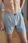ALTUN 2025 Süper Penye Erkek Gri Arjantin Boxer - 2