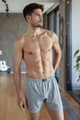 ALTUN 2025 Süper Penye Erkek Gri Arjantin Boxer - 1