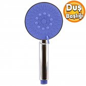 Banyo Duş Başlığı Fiskiyesi Telefonu Yuvarlark Başlık Mor - 1