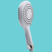 Banyo Duş Başlığı Fiskiyesi Telefonu Yuvarlak Başlık Beyaz - 2