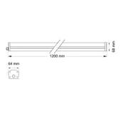 WONDEKS 40 WATT 120CM ETANJ IP65 POLİKARBON BEYAZ IŞIK - 2