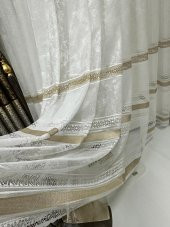 NİVEMESHOME GARDENYA 1/3 SIK PİLELİ TÜL PERDE APM - 8
