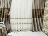 NİVEMESHOME GARDENYA 1/3 SIK PİLELİ TÜL PERDE APM - 1