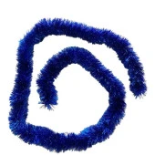 4'lü Simli Yılbaşı Çam Ağacı Süsleri - 8 mt - 6