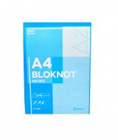Gürmat A4 Üstten Yapışkanlı Karton Kapak 80 Yaprak Çizgili Bloknot - 1