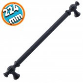Mobilya Mutfak Dolabı Çekmece Dolap Kapak Kulpu Kulbu Siyah 224 mm Metal Kulp - 1