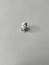 El Yapımı Mini Murano Cam Köpek Biblo A146-01 - 2