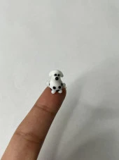 El Yapımı Mini Murano Cam Köpek Biblo A146-01 - 5