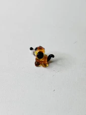 El Yapımı Mini Murano Cam Köpek Biblo A150-01 - 3