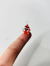 El Yapımı Mini Murano Cam Baykuş Biblo A147-02 thumbnail 5