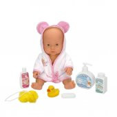 Bebelou Banyo Zamanı Bebek Seti 35 cm - Pembe SUN01030031 - 3