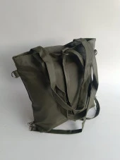 Living Travelling Share Baskılı Kadın Tote Çanta Yeşil - 3