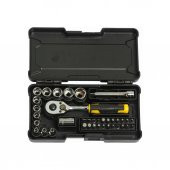 Stanley STMT82672-0 1/4" Lokma Takımı ve Bits Uç Seti 37 Parça - 1