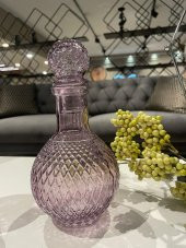 Selim Fusion Yuvarlak Dekoratif Şişe Mor 230MOR16CM - 1