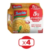Indomie Hazır Noodle Körili 75gr x 5 Li Avantaj Paket x 4 Adet - 2