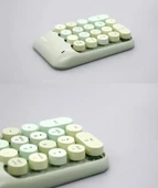 Kablosuz Retro Numpad 18 Tuşlu Numerik Muhasebe Ofis Klavyesi - 2