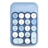 Kablosuz Retro Numpad 18 Tuşlu Numerik Muhasebe Ofis Klavyesi - 7