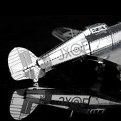 DIY 3D Metal Puzzle Japon Savaş Uçağı Hawker Hurricane Hediyelik Maket - 2