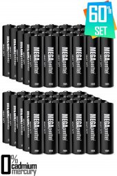 60lı AAA R03 İnce Kalem Pil Kumanda Pili Zn-C 1.5V - 1