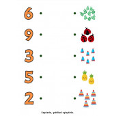 Okul Öncesi Sayılar Matematiğe Giriş YAZ-SİL Kitabı - 4