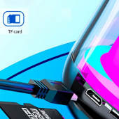 DVIP Q1 360 Taşınabilir Sound Bluetooth Hoparlör, Ambiyans Aydınlatma, TF/Sd Kart, Hifi - 4