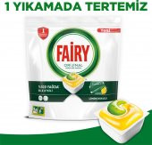 Fairy Hepsi Bir Arada 60 Yıkama Bulaşık Makinesi Deterjanı Tableti / Kapsülü  Limon Kokulu - 3
