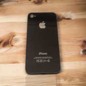 iPhone 4S A1387 Siyah Arka Kapak iPhone 4S uyumlu Siyah Arka Kapak - 1
