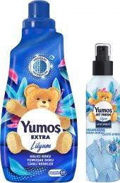 Yumoş Jet Fresh Giysi Spreyi Lilyum 200 Ml+Yumoş Konsantre Çamaşır Yumuşatıcısı Lilyum 1440 ml thumbnail 2